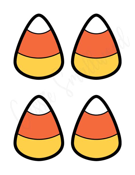 Printable Candy Corn Template